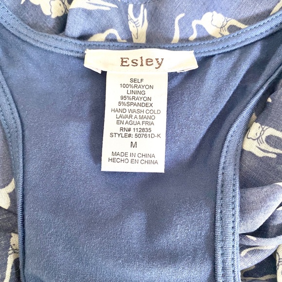 Esley Cat Print Drape Neck Maxi Dress - Picture 13 of 13